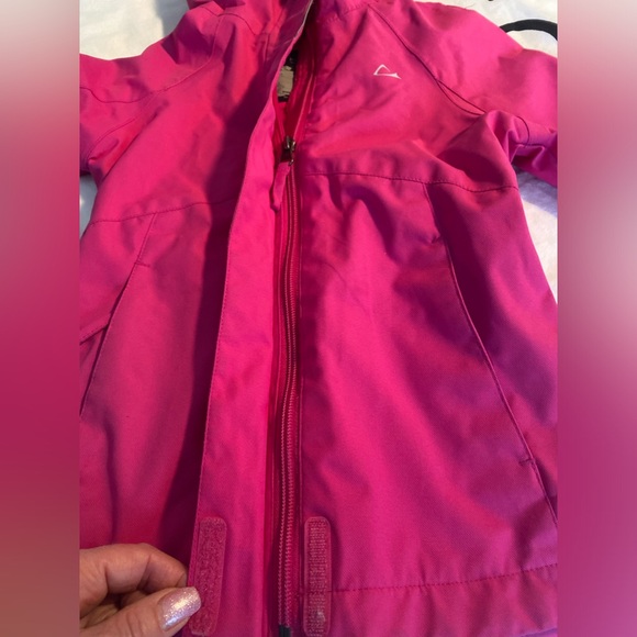 💕 Hot Pink Hooded Jacket Size 6 - Picture 6 of 8